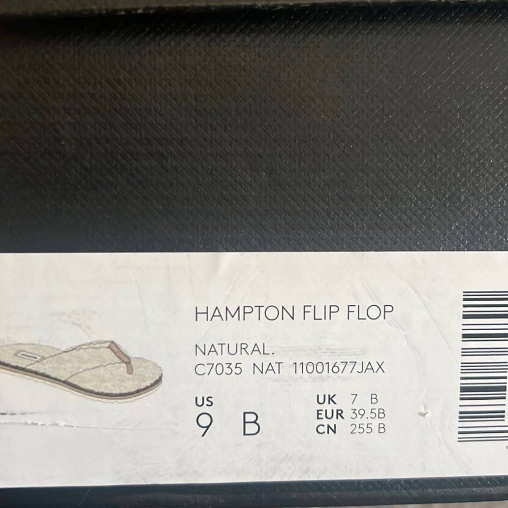 Coach Hampton Flip Fop Cream